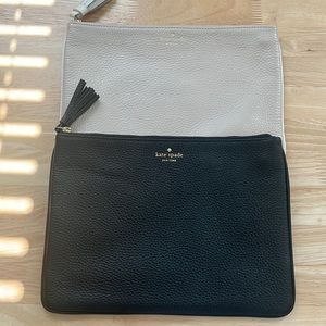 Two Kate spade clutches ; barely used!
